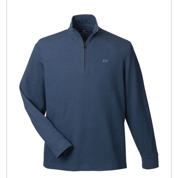 Men’s Vineyard Vines Blue Blazer 1/2 Zip Medium Weight Pullover. Size XXL - Picture 4 of 9